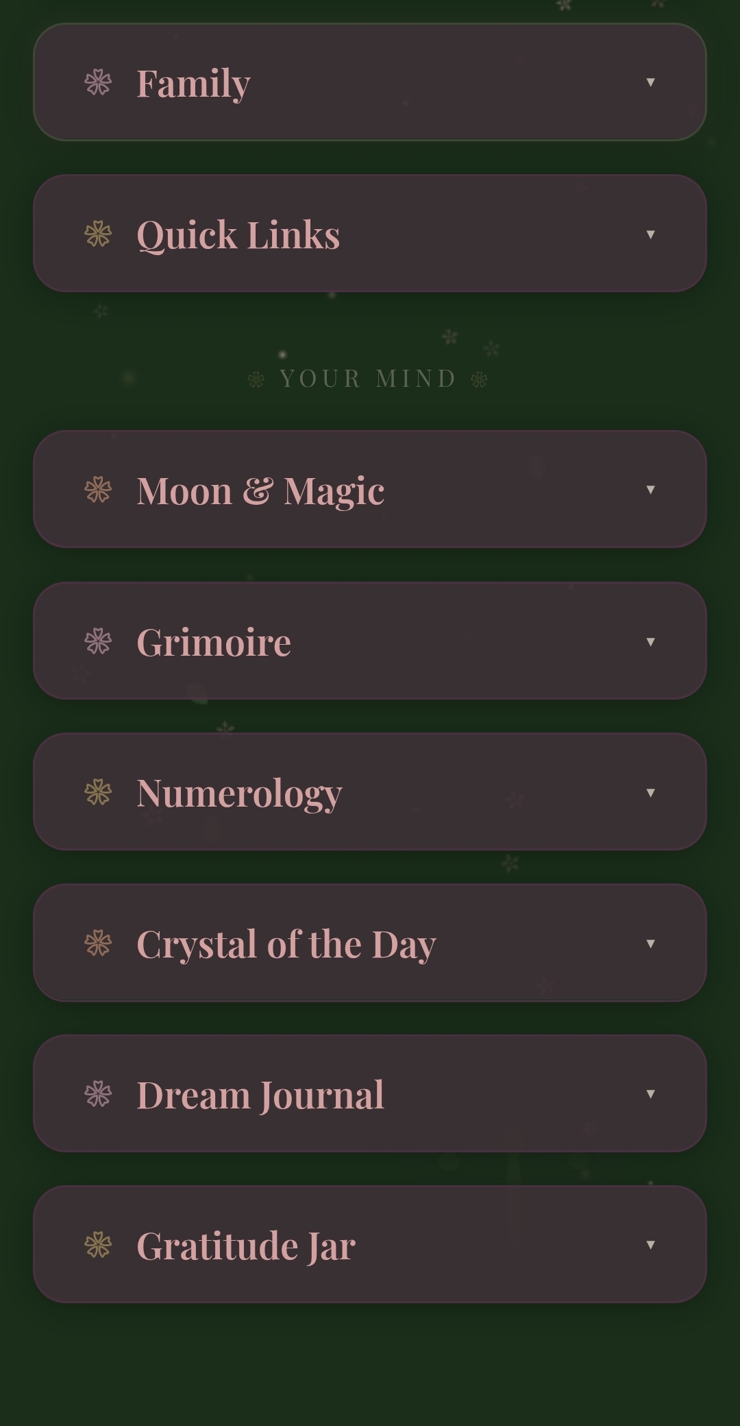 Apothecaria — Your Mind: Moon & Magic, Grimoire, Numerology