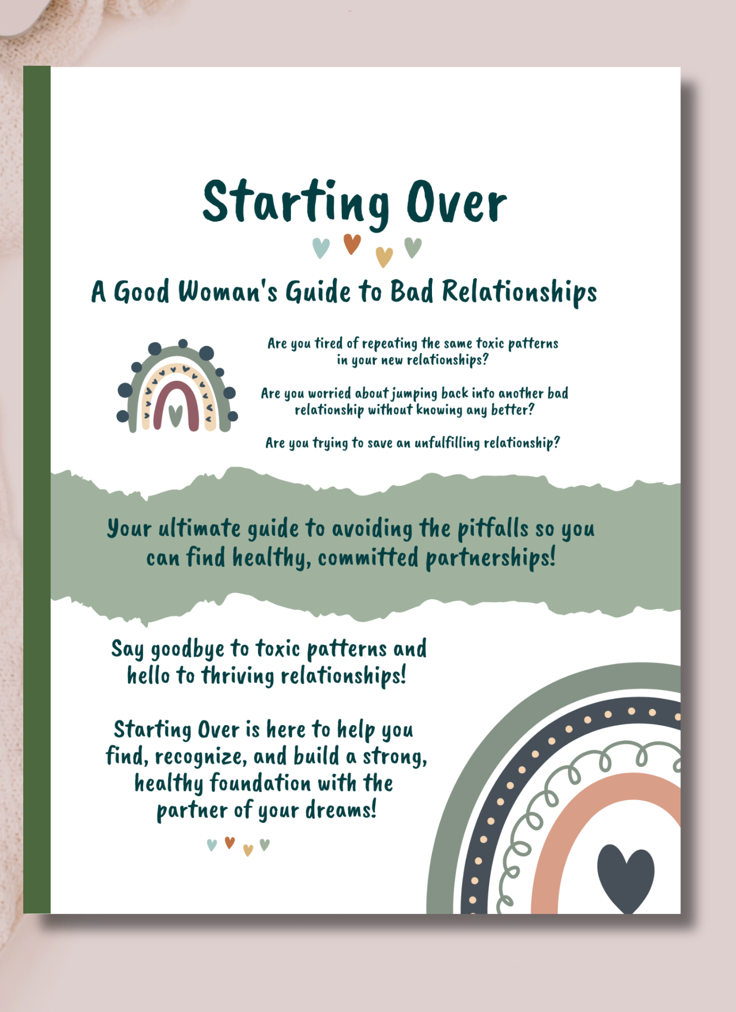 Starting Over workbook cover